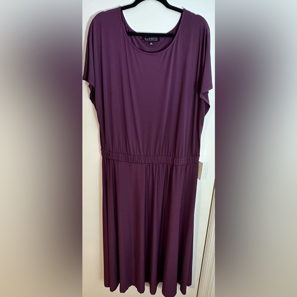 Eloquii Purple Dress - Picture 1 of 3